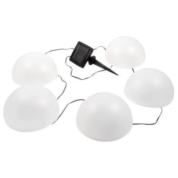  LED RGB Napelemes lámpa HEMI LED/0,1W/1,2V 600 mAh IP44 fehér  kép