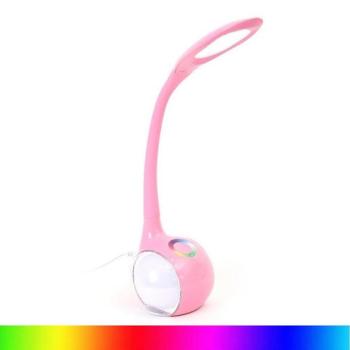  LED RGB Szabályozható asztali lámpa LED/7W/230V rózsaszín  kép