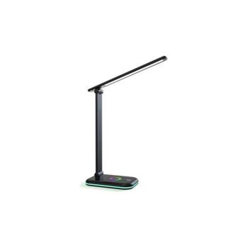  LED RGBW Dimmelhető asztali lámpa NOBLITE LED/7W/5V 3000/4000/6500K fekete  kép
