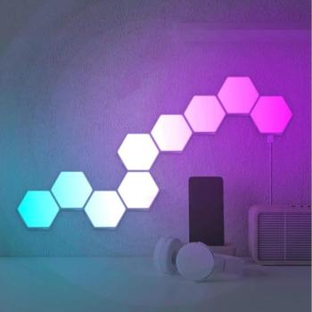  LED RGBW Dimmelhető fali dekor lámpa MAYA LED/1W/230V + távirányítás  kép