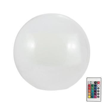  LED RGBW Napelemes lámpa BALL LED/3,2V 500 mAh átm. 20 cm IP65 + távirányítás  kép