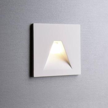 LED süllyesztett fali lámpa SET Alwaid, fehér 8 x 8 cm szög 2,700 K kép