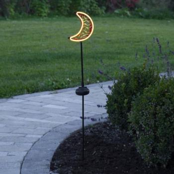LED szolárlámpa Linny Moon földi tüskével kép