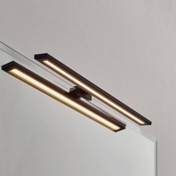 LED tükörvilágítás Espelho 40 cm fekete 3,000 K kép