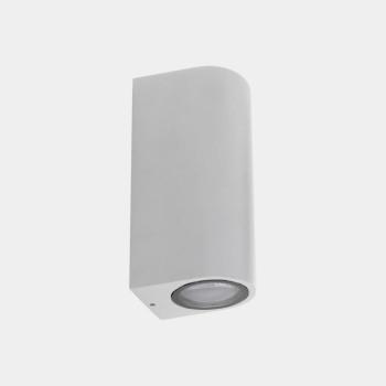 LEDS-C4 Eko Double kültéri fali lámpa, fehér, szélesség 7 cm, alumínium kép