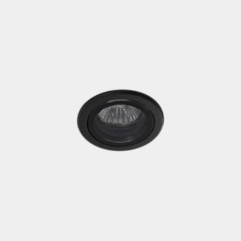 LEDS-C4 Eko kültéri süllyesztett reflektor, fekete, Ø 7,5 cm, alumínium kép