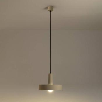 LEDS-C4 Keops 1 függesztéklámpa, barna matt, Ø 28 cm, alumínium kép