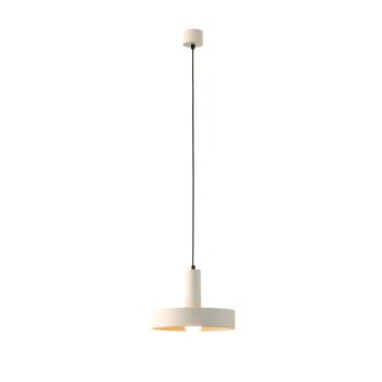 LEDS-C4 Keops 1 függőlámpa, matt fehér, Ø 28 cm, alumínium kép