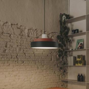LEDS-C4 Keops 2 függesztéklámpa, Ø 50 cm, színes, alumínium kép