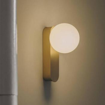 LEDS-C4 LED fali lámpa Perlina, arany színű, fényerőszabályozható kép