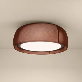 LEDS-C4 LED mennyezeti lámpa Gong, barna, 4.000 K, Ø 61,2 cm kép