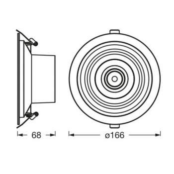 Ledvance Decor Filament Halo LED downlight kép