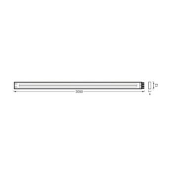 LEDVANCE Flex COB LED-csík IP44 3,000K, 3m kép