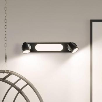 LEDVANCE LED mennyezeti lámpa Neptun, 2 spot, fekete kép