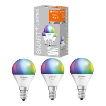 Ledvance SET 3x LED RGBW szabályozható izzó SMART + E14 / 5W / 230V 2700K kép