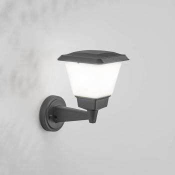 Lena kültéri fali lámpa, sötét szürke, fém, E27, 27 cm, IP54 kép