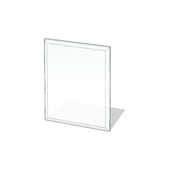 Lienbacher Üveg kandalló alá 1200x1000x8 mm téglalap  kép