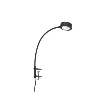 LIGHTME asztali lámpa Powerlens Flex, csavaros, fekete kép
