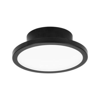 LIGHTME LED mennyezeti lámpa Aqua Ø 14.7cm fekete kép
