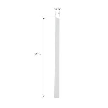 Lindby fedő Linaro, fehér, 1-fázisú rendszer, 50 cm kép