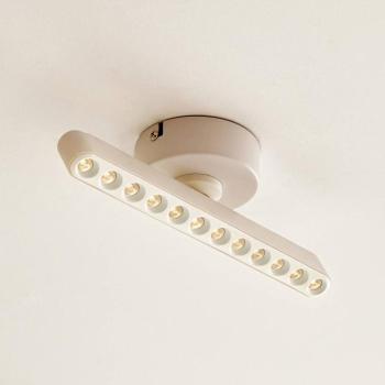 Lindby LED-es reflektor Eldrin, fehér, 1 fény, fénypontok kép