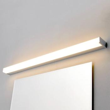 Lindby LED fali lámpa Philippa, szögletes, 89 cm, króm, IP44 kép