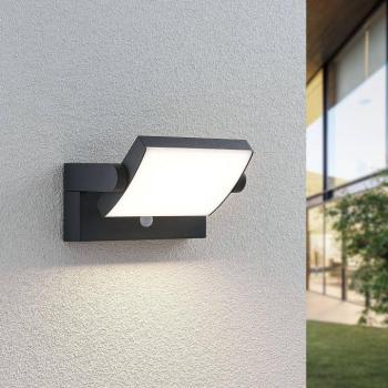 Lindby LED kültéri fali lámpa Sherin, 2 darabos, forgatható, érzékelős, kép