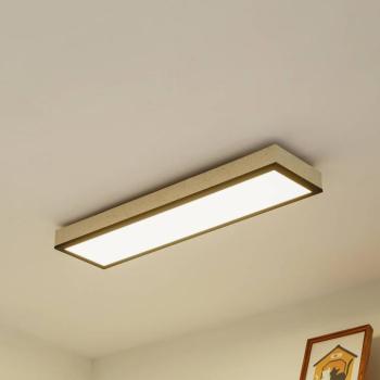Lindby LED mennyezeti lámpa Laviona, CCT, dimmelhető, beton, 80 cm kép