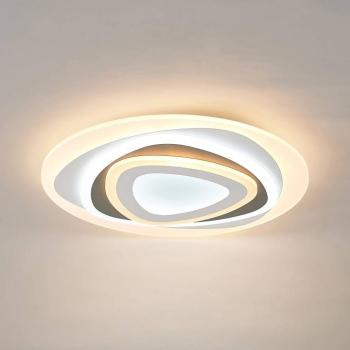 Lindby LED mennyezeti lámpa Rebeka, Ø 50 cm, CCT, távirányítóval kép