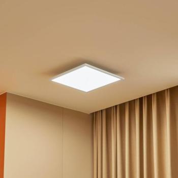 Lindby LED panel Lamin, fehér, 40 cm, CCT, fényerőszabályzó, távirányítóval kép