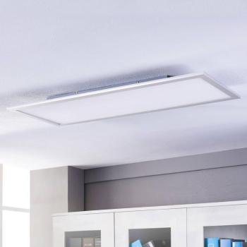 Lindby LED panel Livel, 4000K, 120cm x 30cm, ezüst, fém kép