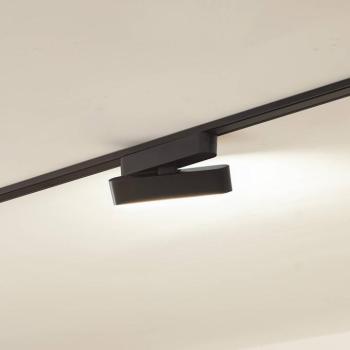 Lindby LED szalag 48 V Lumaro, fekete, 5 W, forgatható, dimmelhető kép