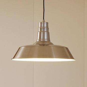 Lindby lógó világítás Laylan, nikkel/fehér, Ø 46 cm, fém kép