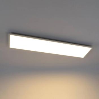 Lindby Luay LED panel, 120 x 30 cm, fehér, 3000-6000K kép