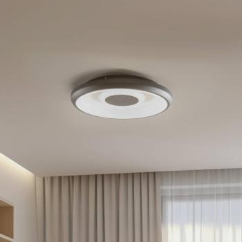 Lindby Smart Lynden LED-es mennyezeti lámpa Ø 38 cm fekete RGB Tuya kép