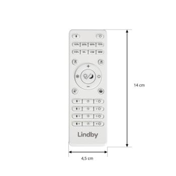 Lindby távirányító Lumaro, fehér, hossza 14 cm kép