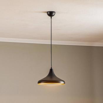 Lógó lámpa AV-4106-M8-BSY-29 fekete/arany Ø 29 cm kép