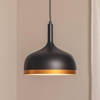 Lógó világítás Sivani MR-826, fekete/arany, fém, Ø 30 cm kép