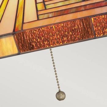 Lógó világítás Stephen búrával Tiffany-stílusban kép