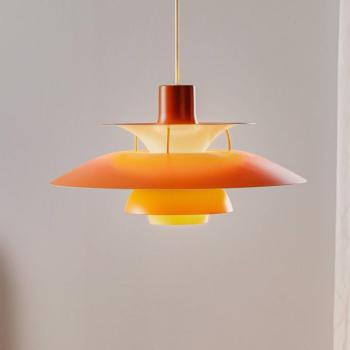 Louis Poulsen PH 5, designer függő lámpa narancs kép