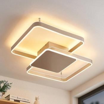 Lucande Kadira LED-es mennyezeti lámpa, 70 cm, nikkel kép
