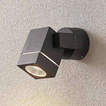 Lucande kültéri fali reflektor Kavuna, szögletes, antracit, IP54 kép