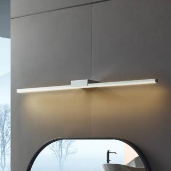 Lucande LED-es tükörlámpa Kivana, króm, fém, 90 cm, IP44 kép