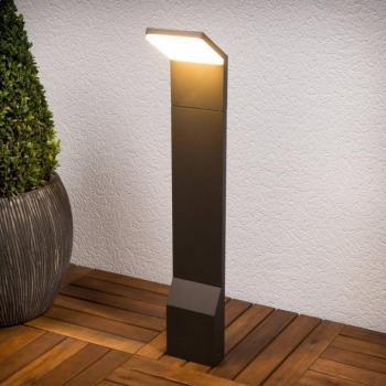 Lucande LED-es útvilágítás Nevio, 60 cm, antracit, fém kép