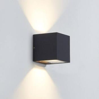 Lucande LED kültéri fali lámpa Merjem, 12 cm, fel/le, IP54 kép