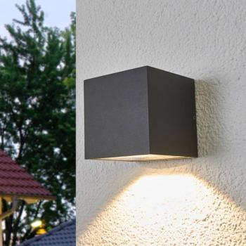Lucande LED kültéri fali lámpa Merjem, 12 cm, lefelé, IP54 kép