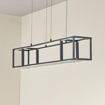 Lucande LED lógó világítás Estante, fekete, dimmelhető, CCT kép