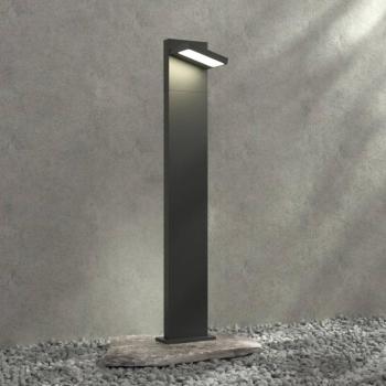 Lucande LED pillér világítás Silvan, 100 cm, antracit, fém kép