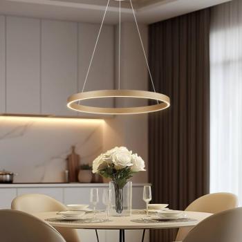 Lucande Smart LED-es függőlámpa Yonam, arany, 1-lámpás, Tuya kép