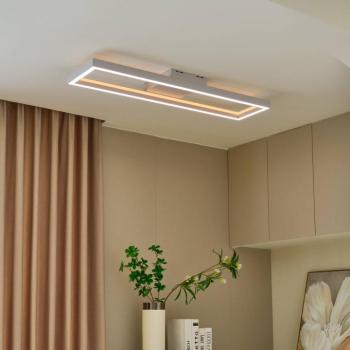 Lucande Smart LED mennyezeti lámpa Tjado, 100 cm, fehér, RGBW kép
